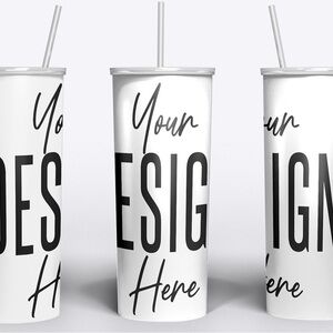 ✨ Custom 20oz Skinny Tumblers! ✨